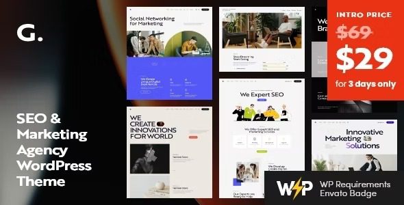 Granola v.1.9 – SEO 和营销机构 WordPress 主题下载