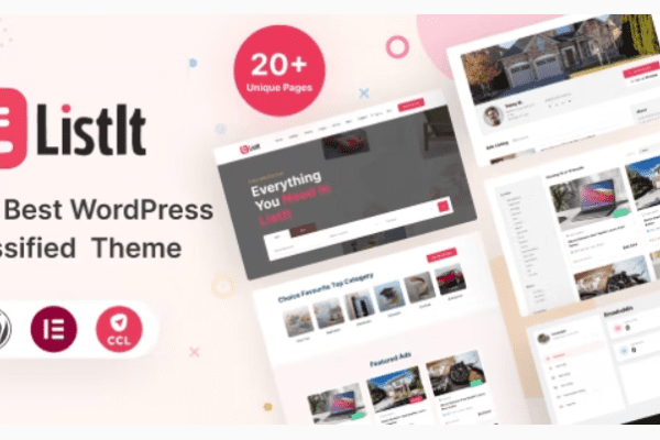ListIt v1.6 – 分类 WordPress 主题破解版下载
