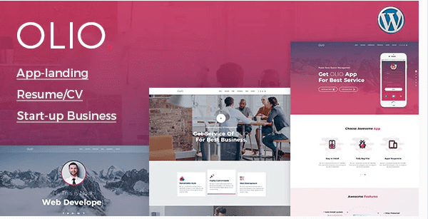 Olio v2.2 – 一页 WordPress 主题下载