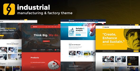 Industrial v1.6.2 企业、工业和工厂主题下载