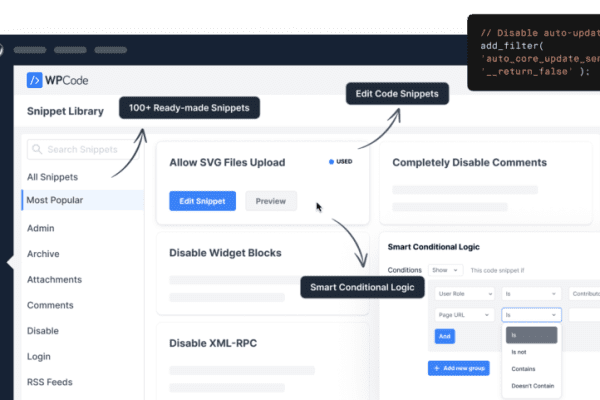 WPCode Pro v2.3.6 + Conversion Pixels v1.1.9– 插入页眉和页脚 + 自定义代码片段 – WordPress 代码管理器插件下载
