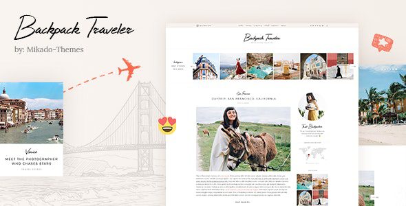 Backpack Traveler v.2.7 – 现代旅游博客主题破解版下载