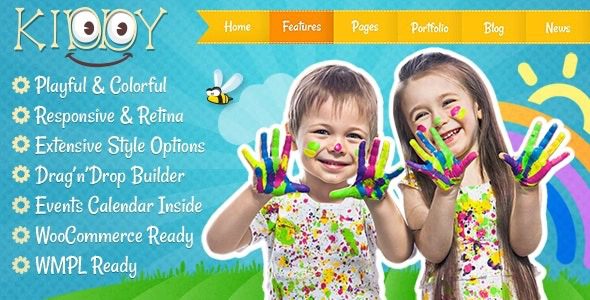 Kiddy v2.0.6 儿童 WordPress 主题主题下载