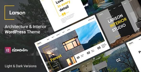 Larson v1.7.0 建筑 WordPress 主题破解版下载