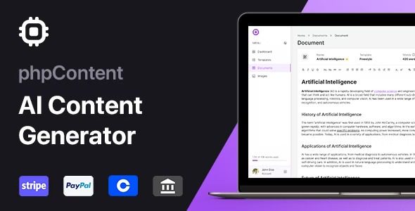 phpContent v1.5.0 – AI 内容生成器平台 (SaaS)PHP源码下载