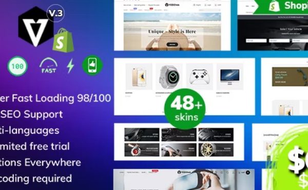 Vodoma v3.1.4 – 最快的多用途 Shopify 主题破解版下载