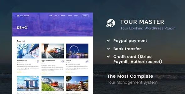 Tour Master v5.4.7 旅游预订，旅行，酒店管理系统插件下载