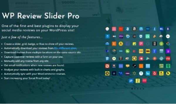 WP Review Slider Pro (Premium) v12.6.7 导入社媒平台评论插件下载