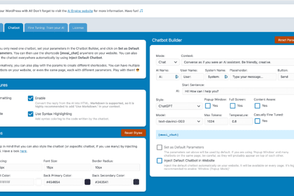 Meow Apps AI Engine PRO v3.5.4 ChatGPT 聊天机器人，GPT 内容生成器插件下载
