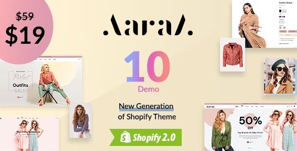 Aaraa 1.1.0 – 多用途 Shopify 主题破解版下载
