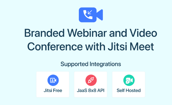 Jitsi Meet Ultimate v1.8.10 (Webinar and Video Conference) by WP Pool 视频会议插件破解版
