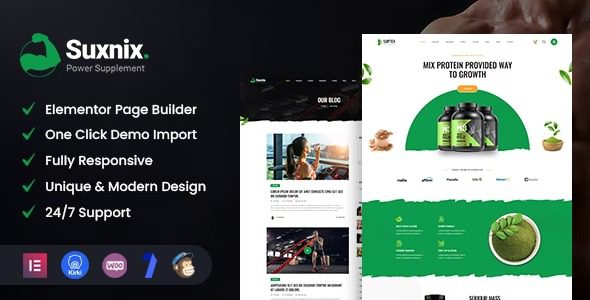 Suxnix v1.7 – 保健品 WordPress 主题下载