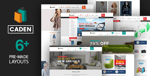Caden v1.4.3 – Mega Store 响应式 WordPress 主题破解版下载