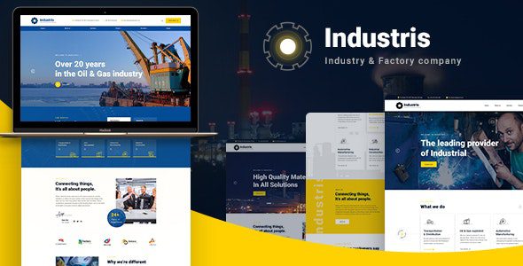 Industris v1.1.4 – 工厂与商业 WordPress 主题下载