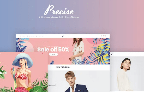 Precise v1.8 – 现代、简约的商店主题下载