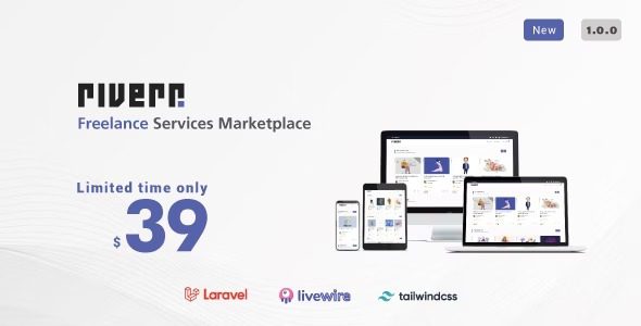 Riverr v1.3.2 – 自由服务市场PHP源码下载