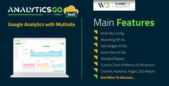AnalyticsGo SaaS v3.1 – 带多站点的 Google Analytics V4 PHP源码破解版下载