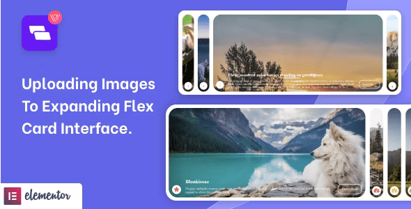 Wiloke Expanding Flex Cards Elementor Addon v1.0.0 elementor图集插件下载