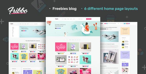 Fribbo v1.1.0 免费赠品博客 WordPress 主题下载