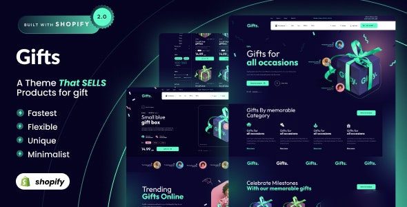 Gifts v1.0 – Shopify 2.0 礼品店主题下载