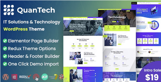 Quantech v1.1.0 – IT 解决方案和技术 WordPress 主题下载