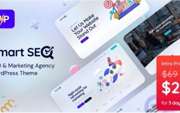 SmartSEO v.2.17 SEO 和营销服务 WordPress 主题下载