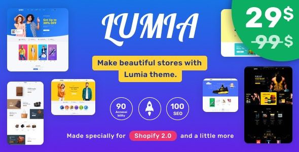 Lumia v.5.0.0 – Multipurpose Shopify Theme OS 2.0 – Multilanguage – RTL Support 主题下载