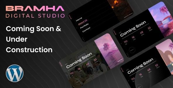 Bramha v1.0.0 即将推出并正在建设中主题下载