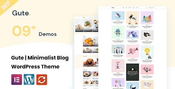 Gute v2.2 极简博客 WordPress 主题下载