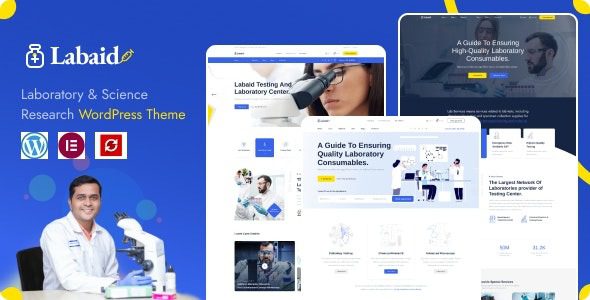 Labaid v1.0.1 实验室与科学研究 WordPress 主题下载