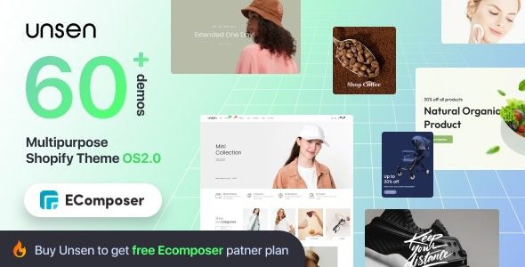 Unsen v1.9.2 – 多用途 Shopify OS2.0主题下载