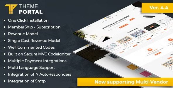 Theme Portal Multi-Vendor eCommerce Marketplace v4.5 – 销售数字产品、主题、插件、PHP 脚本源码下载