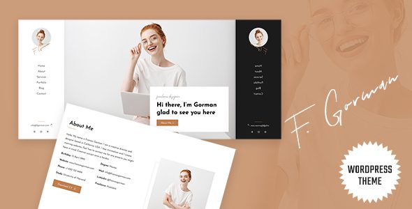 Gorman v2.1.0 个人作品集 WordPress 主题下载