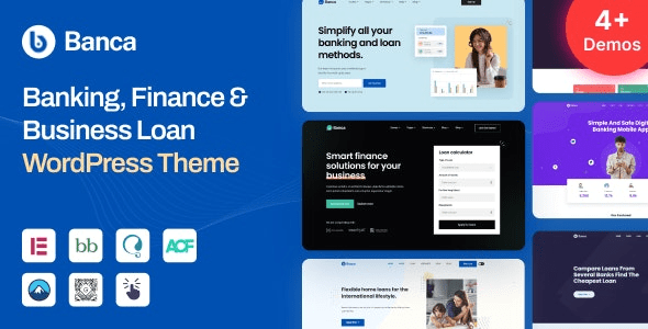 Banca v1.9.6 银行、金融和商业贷款 WordPress 主题下载