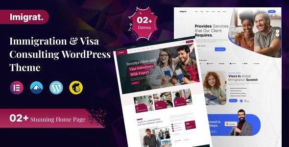 Imigrat v.1.1.6 – 移民和签证咨询 WordPress 主题下载