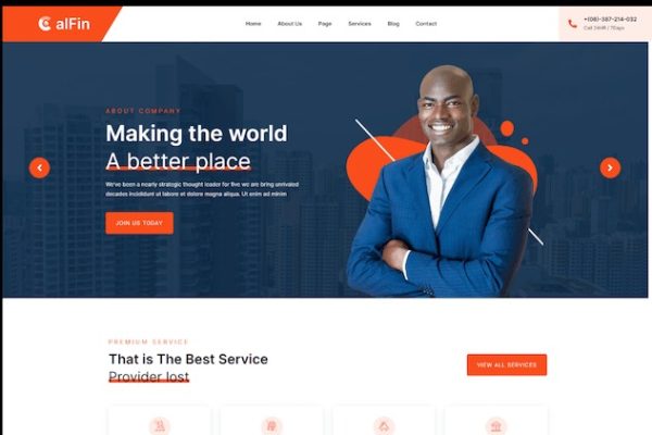 Calfin v1.0.1 – 商业金融 WordPress 主题下载