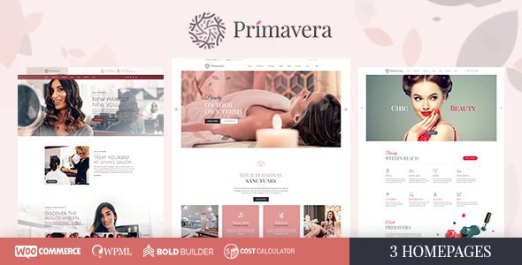 Primavera v1.3.0 美甲与美容院, 理发师主题下载