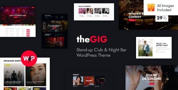 The Gig v1.9.0 站立俱乐部和夜间酒吧 WordPress 主题下载