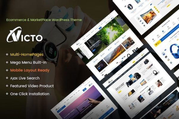 Victo v1.4.16 – 数字市场 WordPress 主题下载