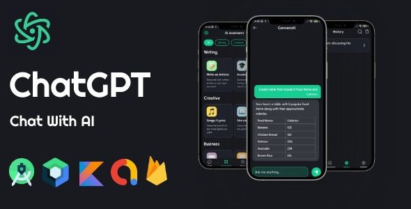 ConversAI ChatGPT AI Native Android Chat App v1.6.0 ChatGPT AI源码下载