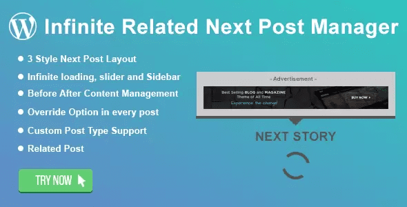 WordPress Infinite Related Next Post Manager v1.3 插件下载