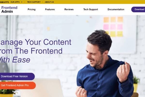 Frontend Admin Pro v3.28.37 允许网站管理员和用户直接从前端管理内容插件下载