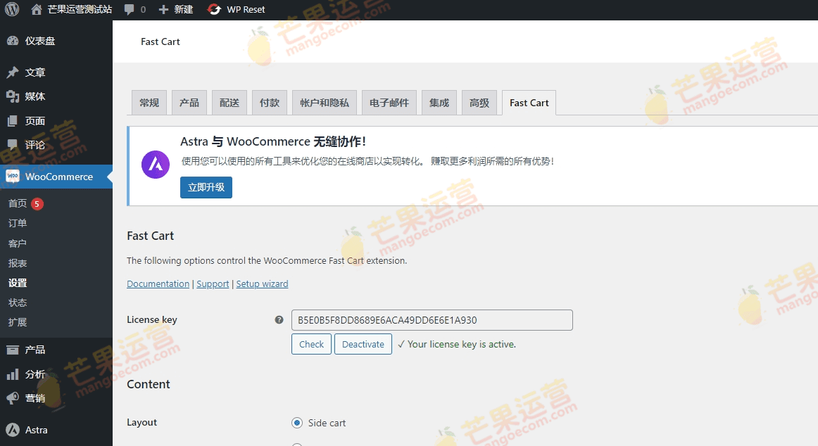 [Barn2Media] WooCommerce Fast Cart Plugin 快速结账插件破解版下载