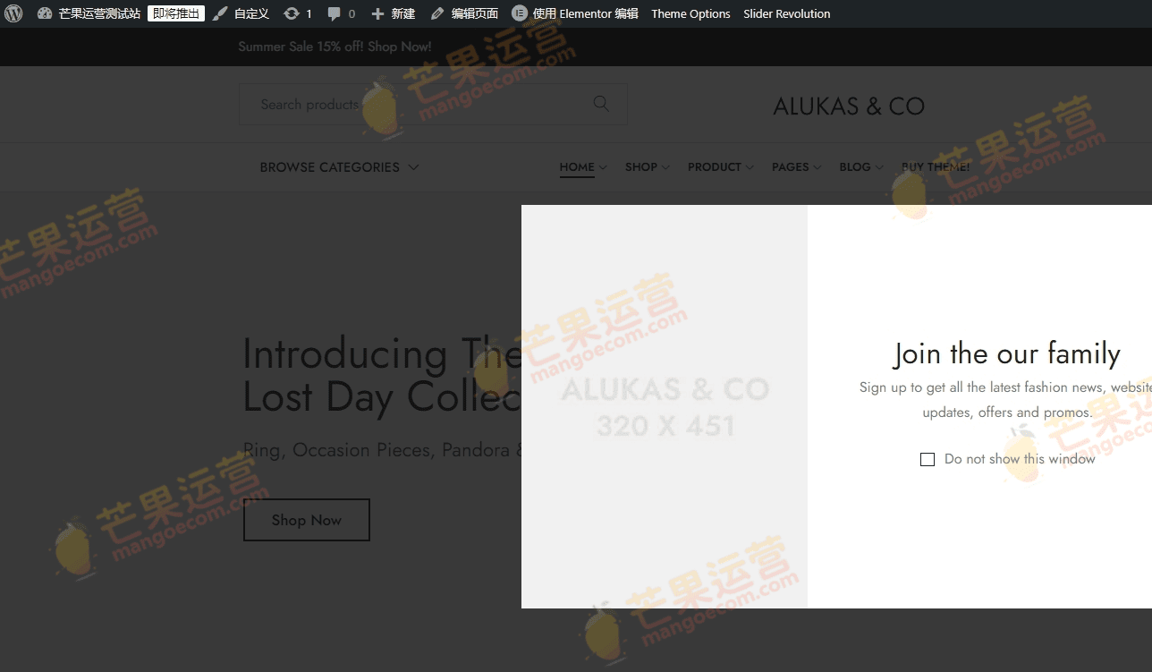 Alukas 现代珠宝店 WordPress 主题破解版下载