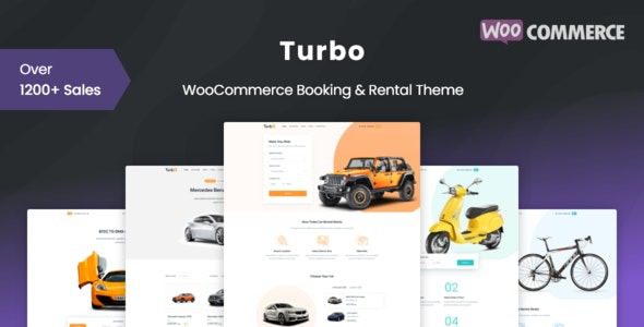 Turbo v13.0.1 WooCommerce 租赁和预订主题下载