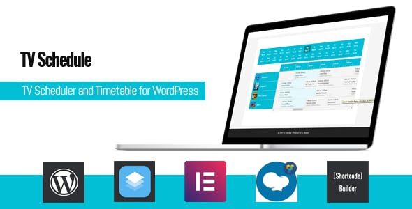 TV Schedule and Timetable for WordPress v1.6 插件下载