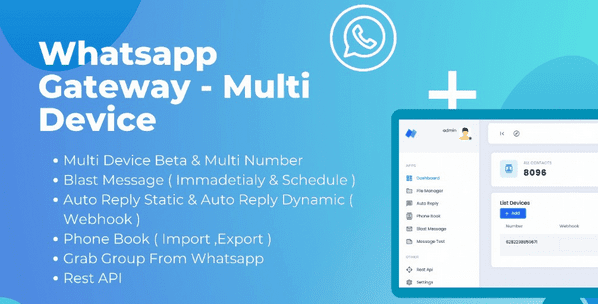 Wa Gateway Multi device BETA MPWA MD v5.5.0 源码下载