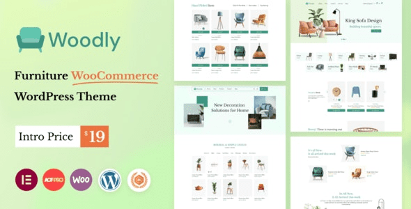 Woodly v1.0 动画家具 WooCommerce 主题下载