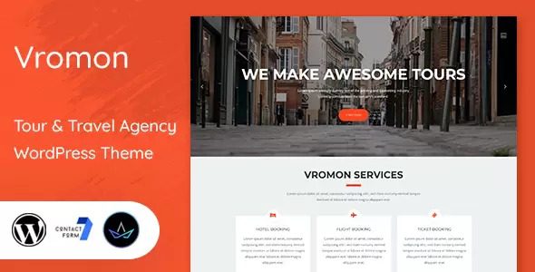Vromon v1.9 – 旅游和旅行社 WordPress 主题下载