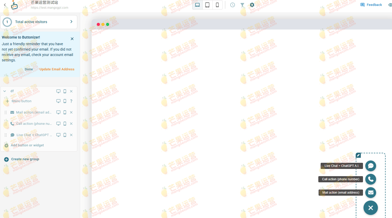 Buttonizer Pro 智能浮动电话、在线聊天网站沟通组件插件下载
